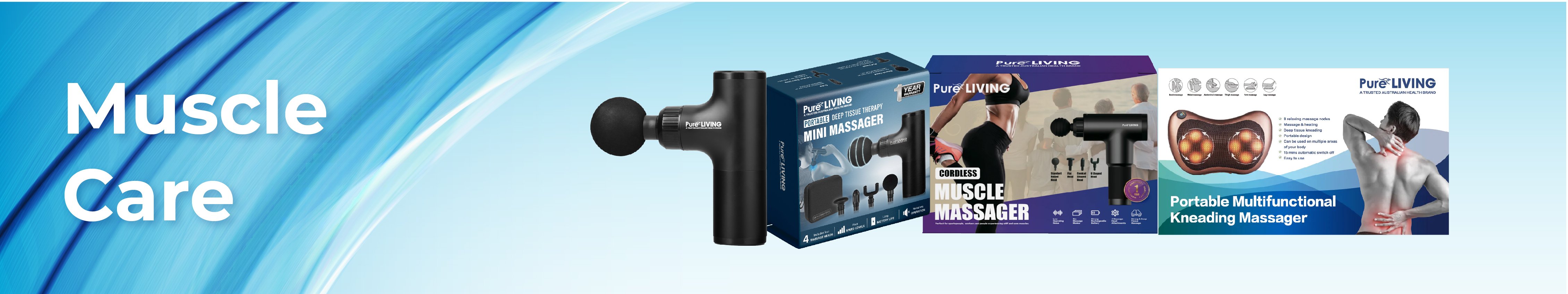 Pure Living Massage Gun