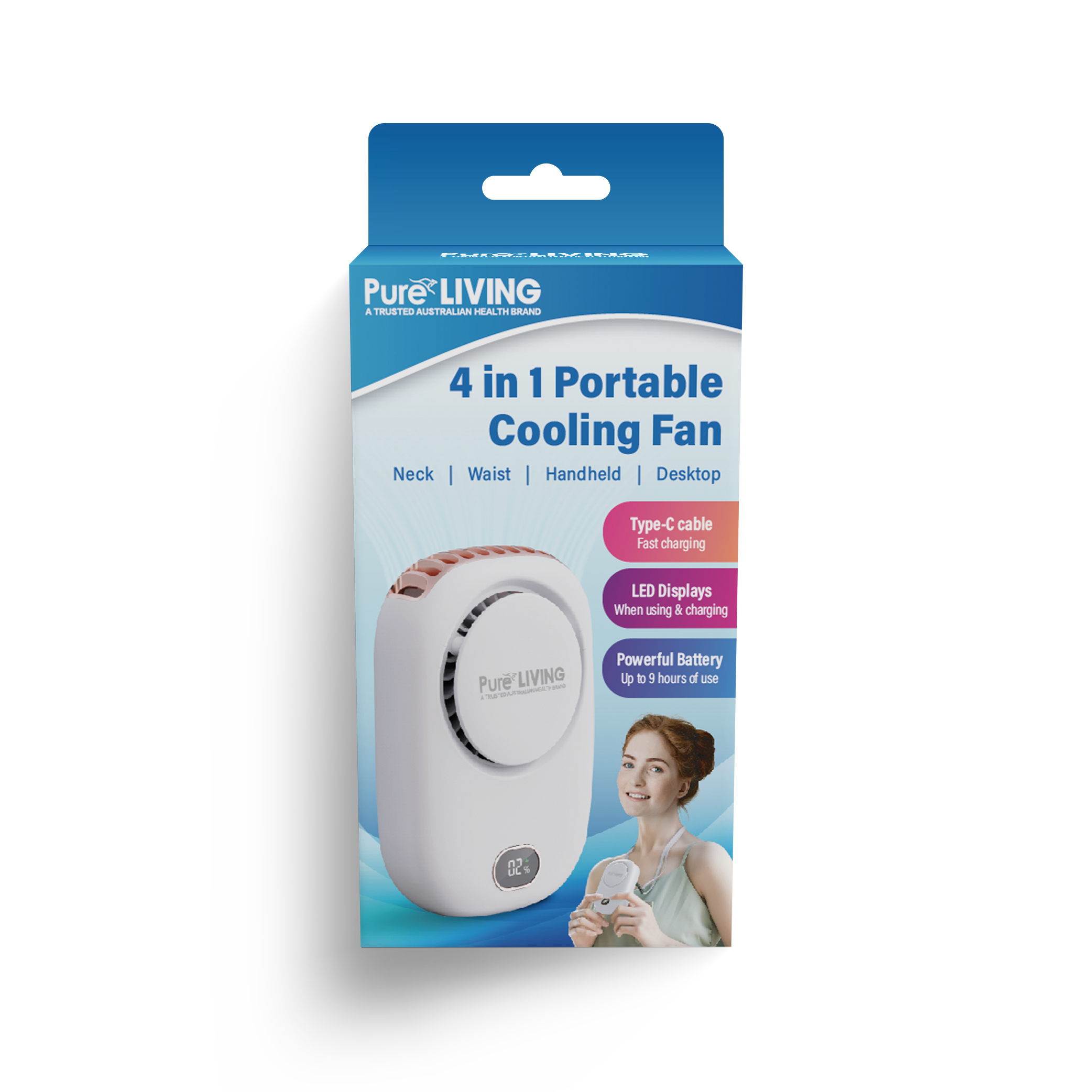 4 in 1 Portable Cooling Fan