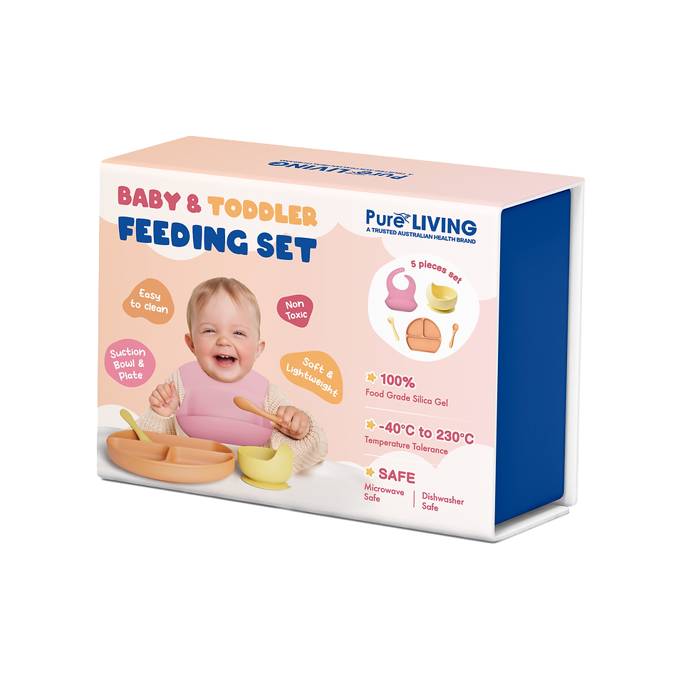 Silicone Baby Feeding Set 5pcs