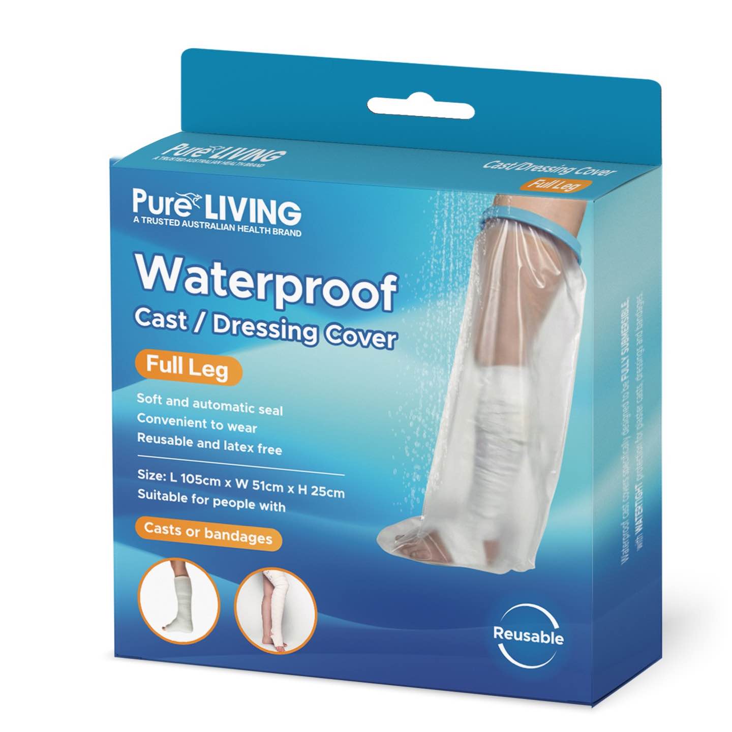 Waterproof Cast Cover ( hand / feet/ arm / leg )