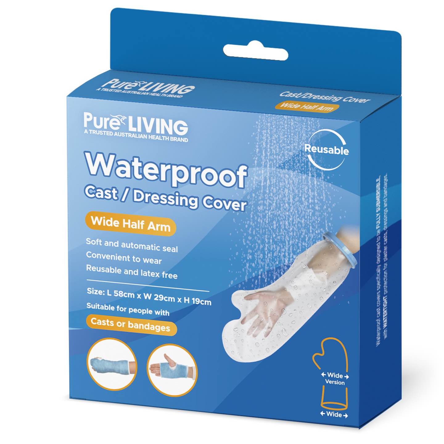 Waterproof Cast Cover ( hand / feet/ arm / leg )