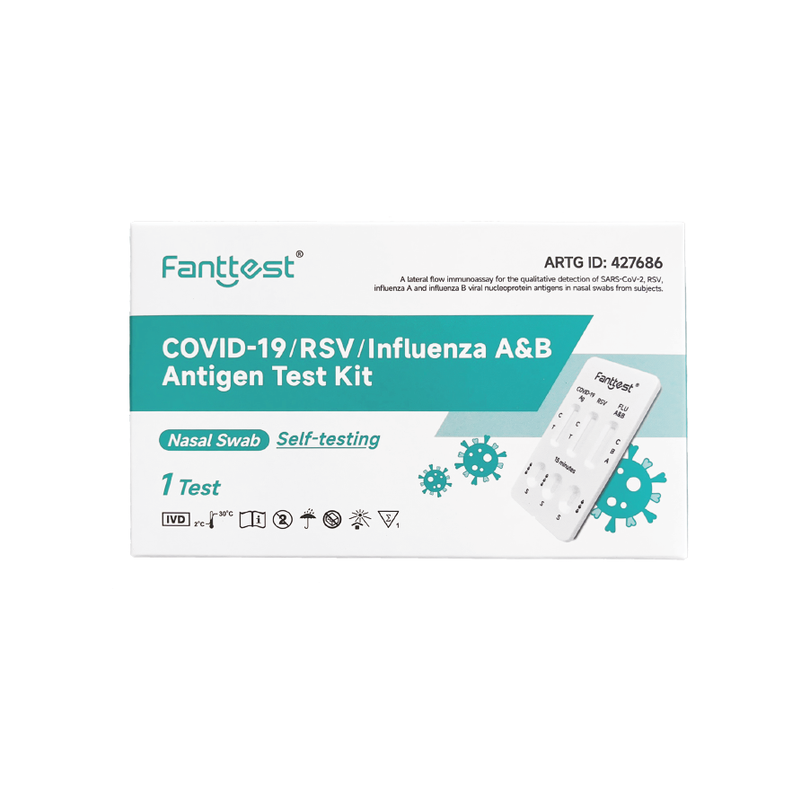 Fanttest 4-in-1 (RSV / Influenza A/B & COVID-19) RATS