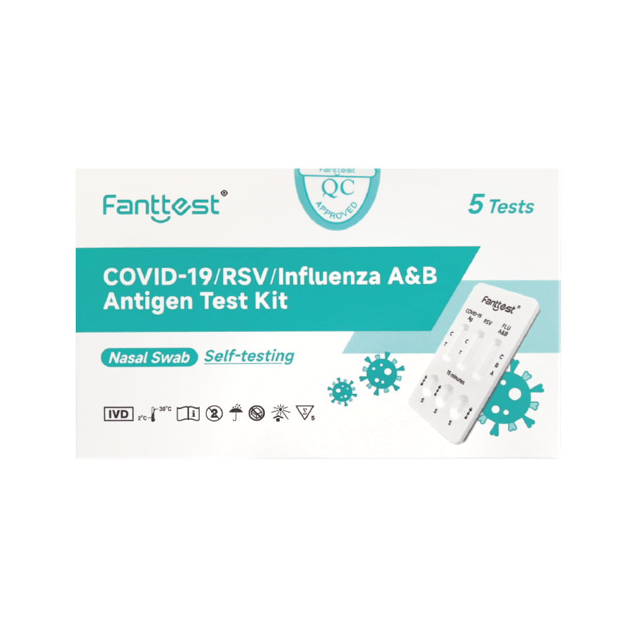 Fanttest 4-in-1 (RSV / Influenza A/B & COVID-19) RATS