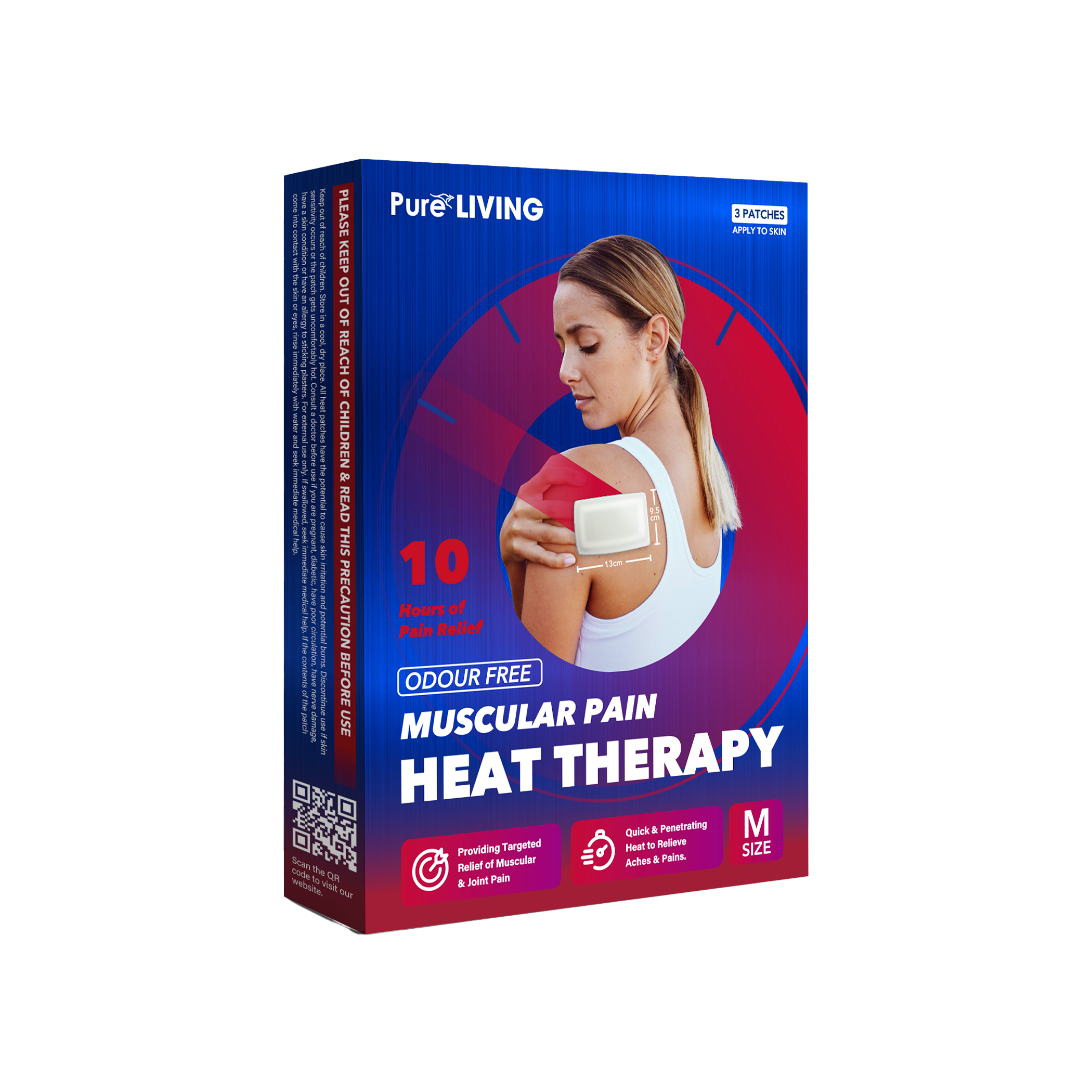 Muscular Pain Heat Therapy 2pc