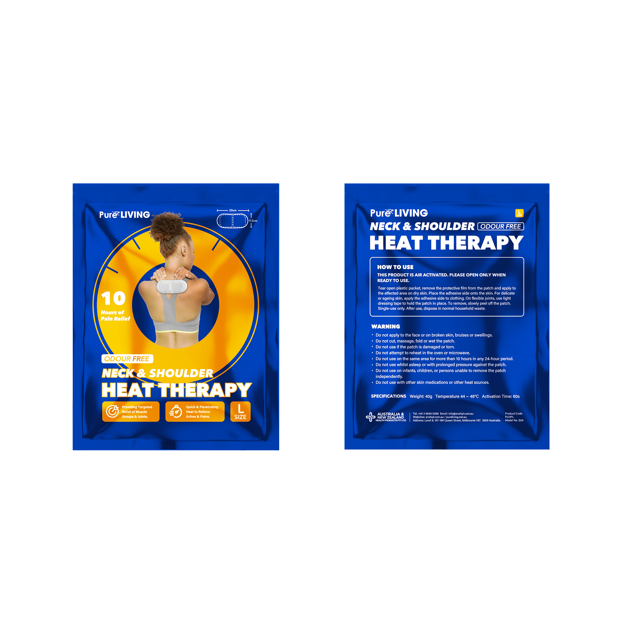 Neck & Shoulder Heat Therapy 2pc