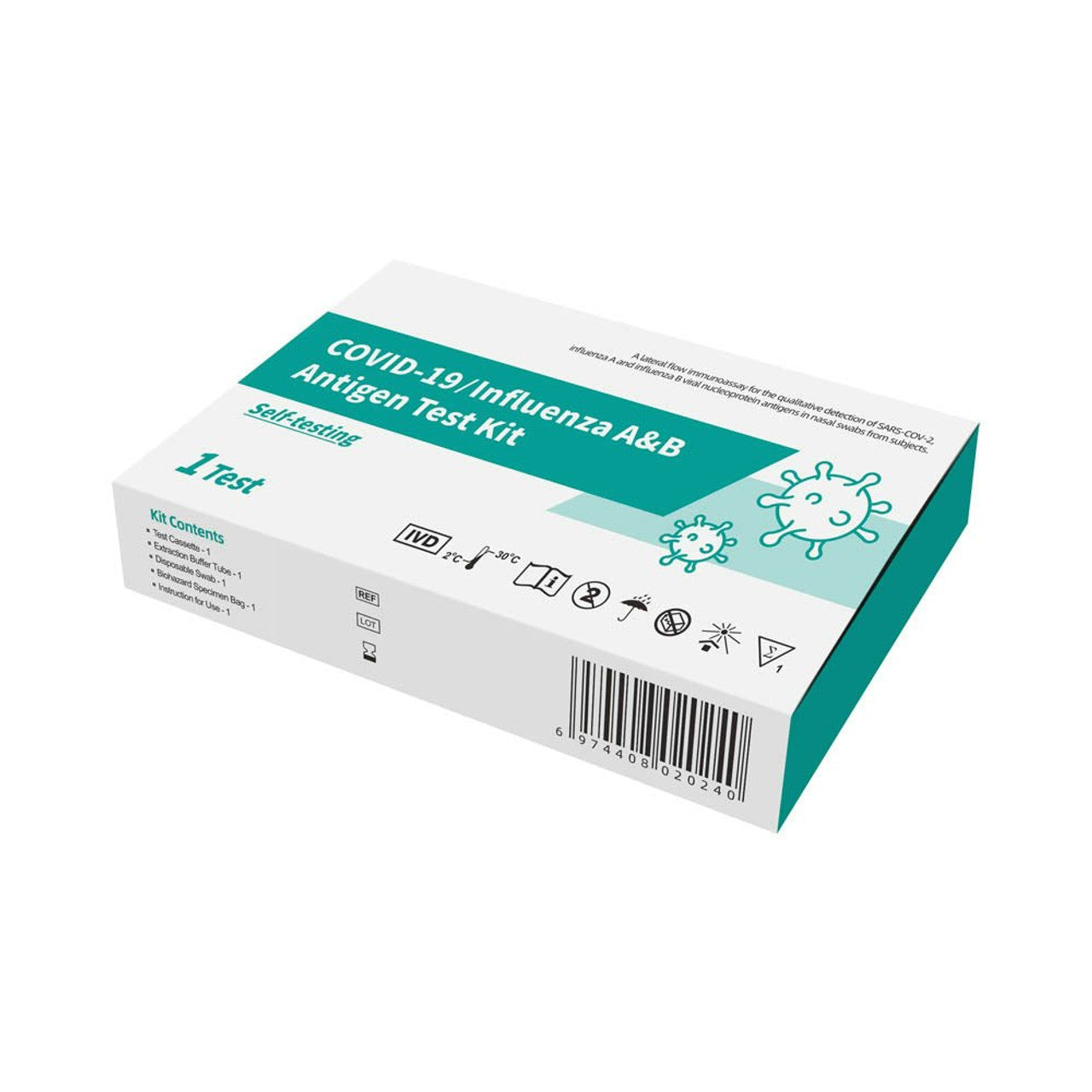 Fanttest 3-in-1 (Influenza A/B & COVID-19) RATS
