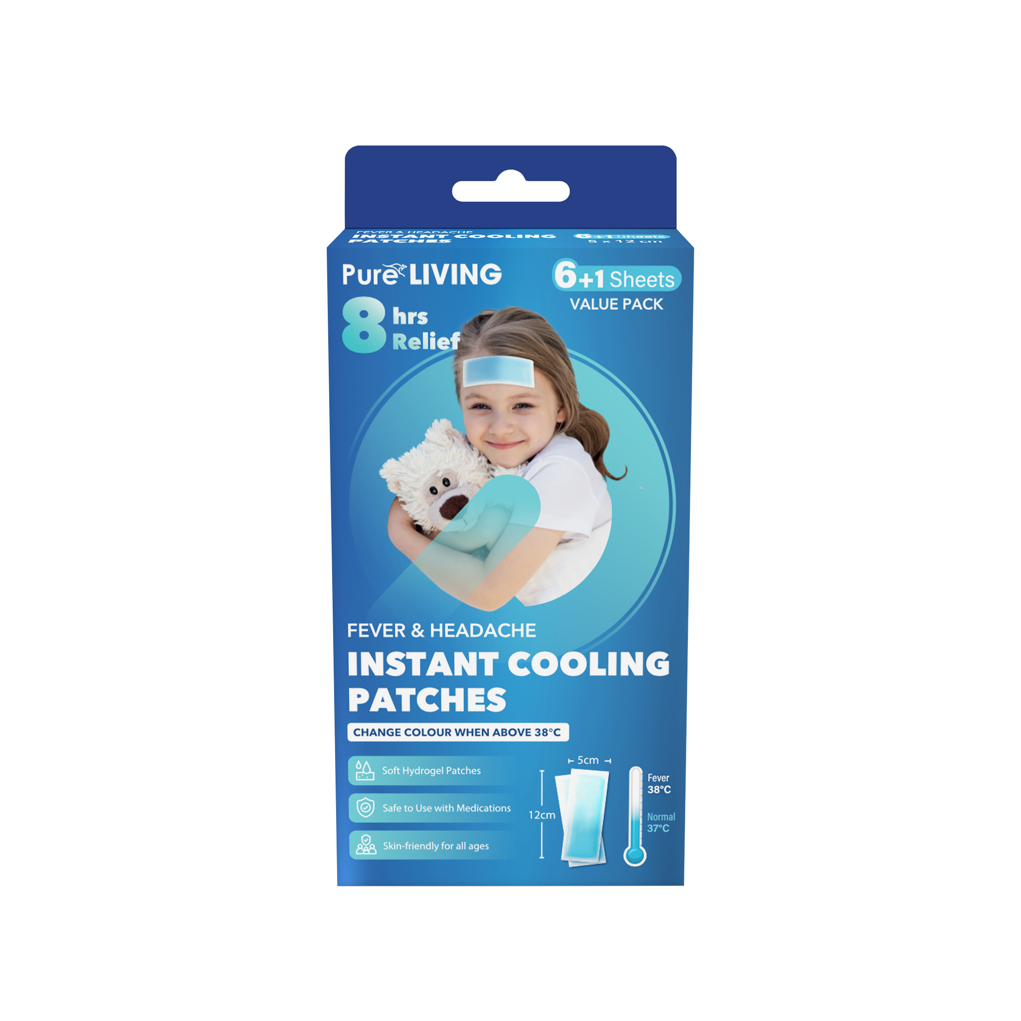 Instant Cooling Patches 6+1 Sheets