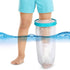 Kid's Waterproof Cast Cover Half arm Half leg protecting a child's cast while bathing or swimming.