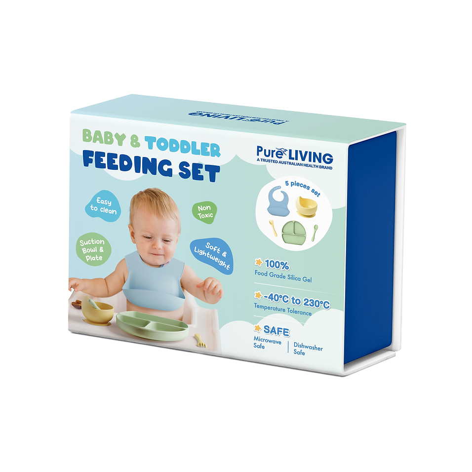 Silicone Baby Feeding Set 5pcs