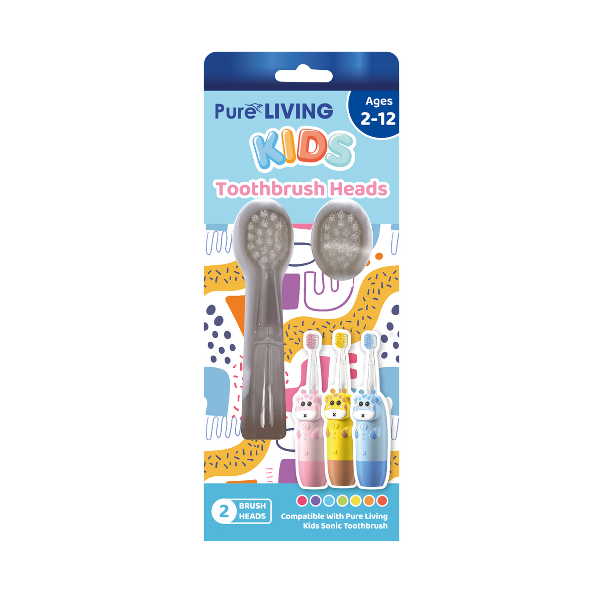 Kids Sonic Toothbrush Replacement Heads – Pure Living